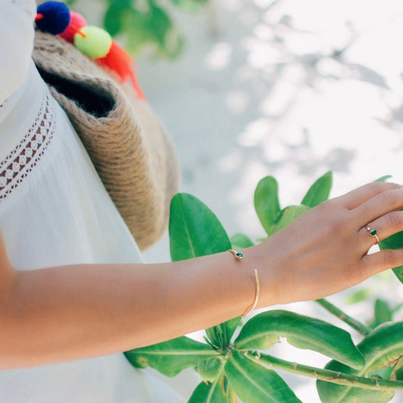 Birthstone Cuff and Ring Gift Set - Capsul