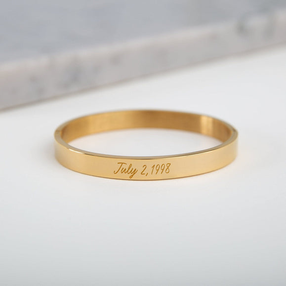 Custom Classic Hinge Bangle | Hinged Bracelet - Capsul