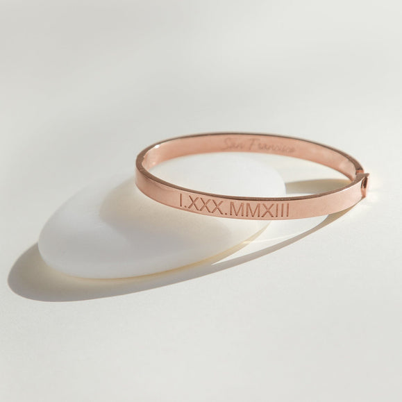 Custom Classic Hinge Bangle | Hinged Bracelet - Capsul