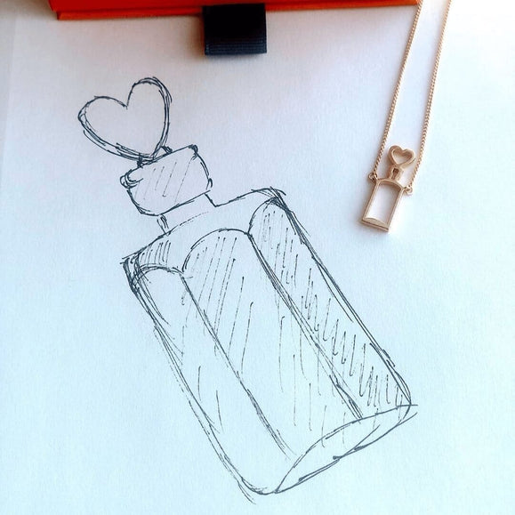 Custom Drawing Necklace | Personalized Artwork - Capsul
