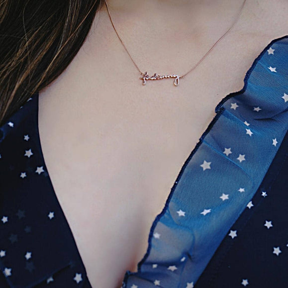 Custom Handwriting Necklace - Capsul