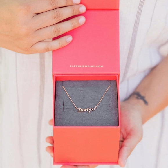 Custom Handwriting Necklace - Capsul