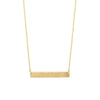 Custom Horizontal Bar Necklace