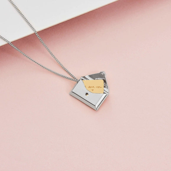Custom Love Letter Envelope Necklace - Capsul