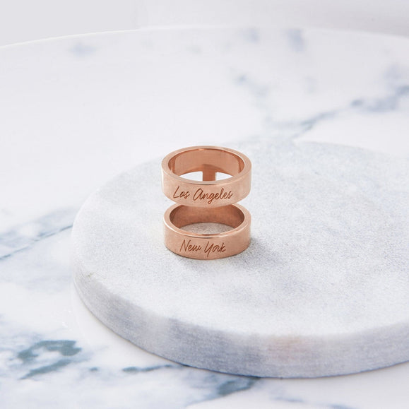 Custom Medium Double Ring - Capsul