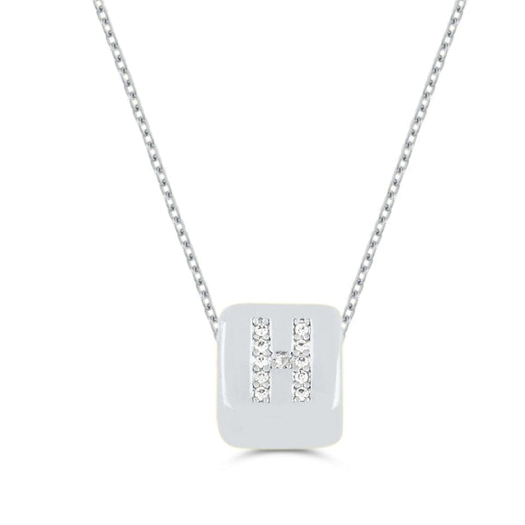 Custom Mini Bling Block Necklace
