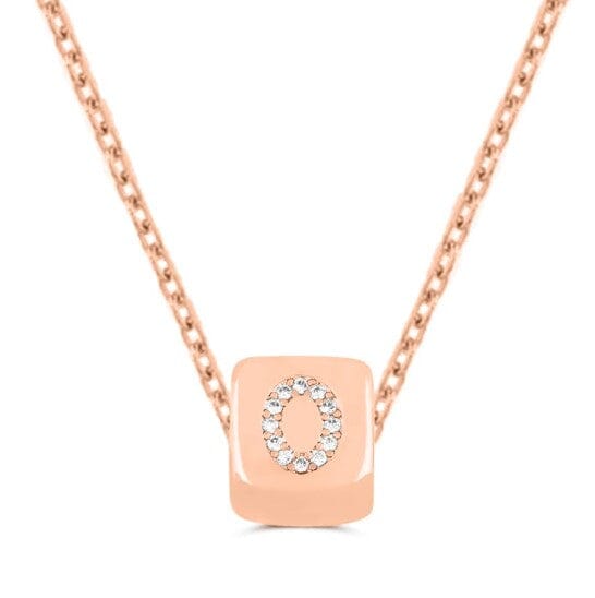 Custom Mini Bling Block Necklace