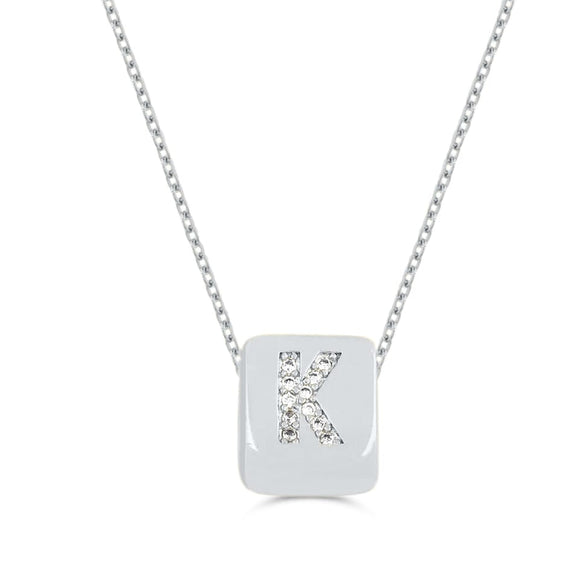 Custom Mini Bling Block Necklace