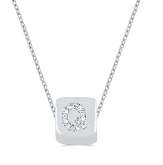 Custom Mini Bling Block Necklace