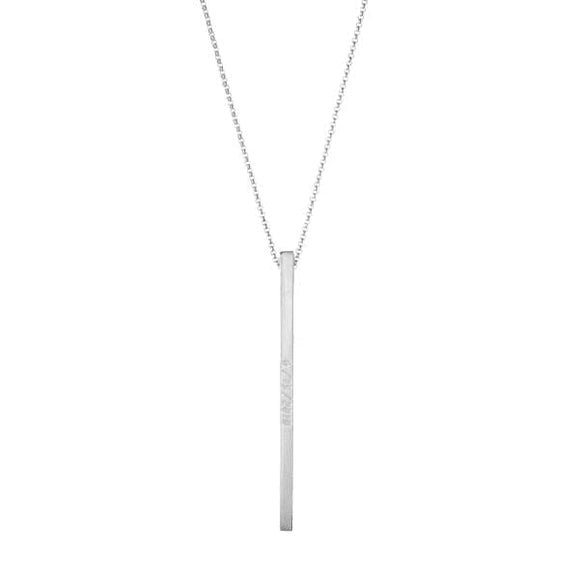 Custom Thin Column Necklace - Capsul