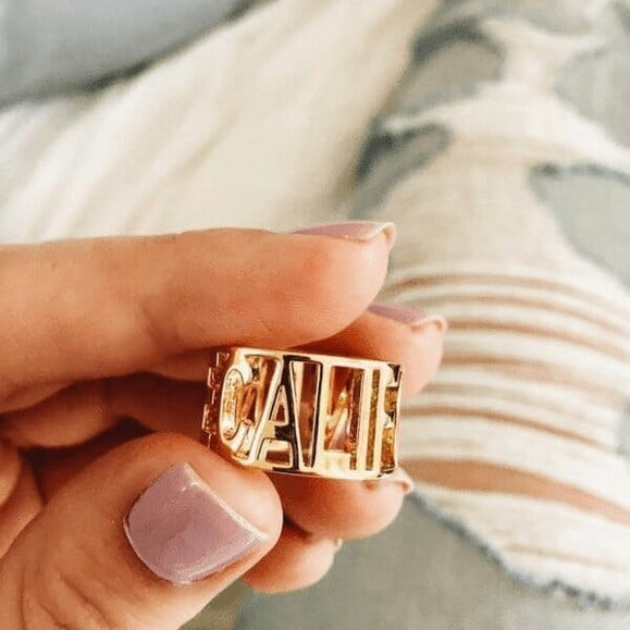 Custom Wide Cut Out Ring - Capsul
