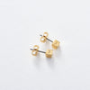 Mini-Block Stud Earring