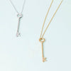 Pavé Hotel Key Necklace
