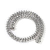 12mm Iced Baguette CZ Diamond Cuban Necklace