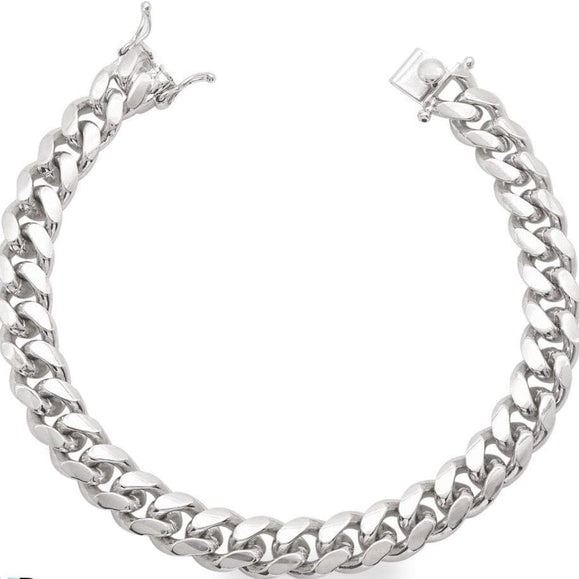 12mm Wide Classic Havana Cuban Chain Bracelet - Capsul