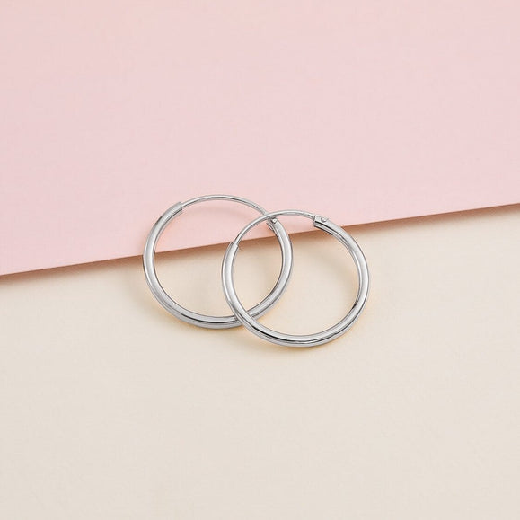 15mm Medium Hoop Earrings - Capsul
