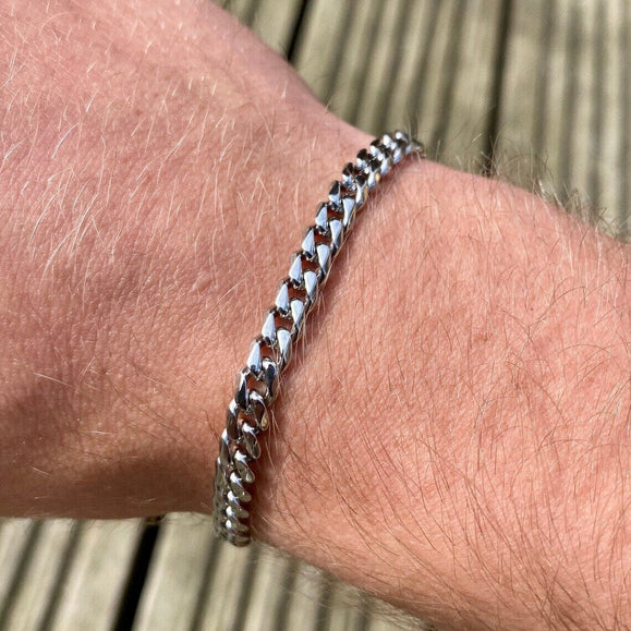5mm Thin Classic Havana Cuban Chain Bracelet - Capsul