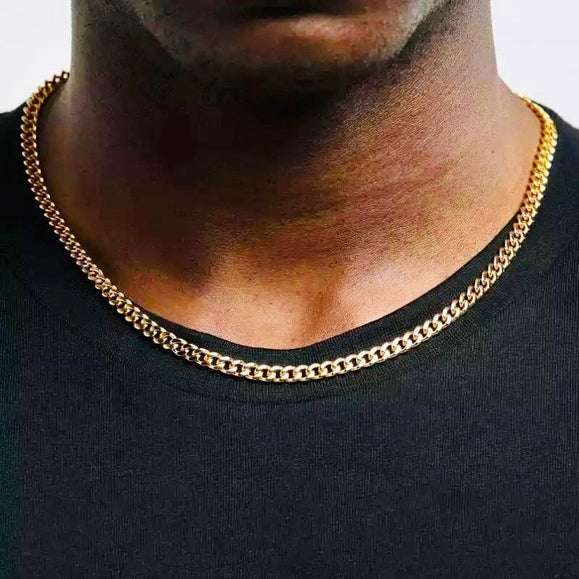 5mm Thin Classic Havan Cuban Chain Necklace - Capsul