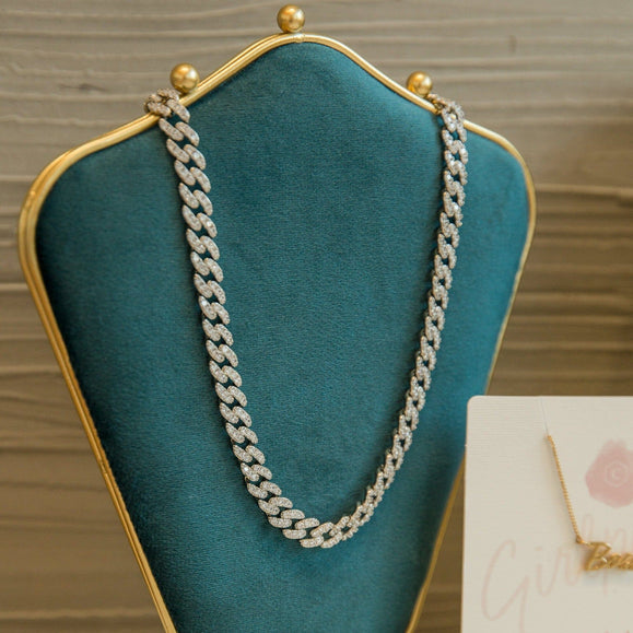 8mm Iced CZ Diamond Cuban Necklace - Capsul