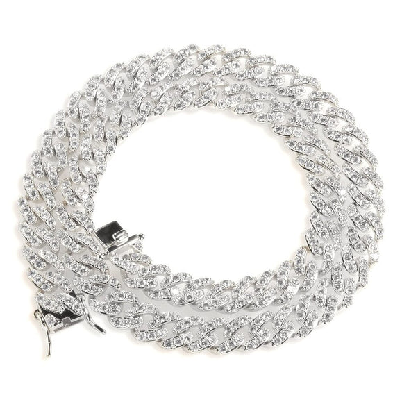 8mm Iced CZ Diamond Cuban Necklace - Capsul
