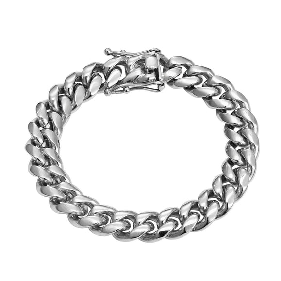 8mm Medium Classic Havana Cuban Chain Bracelet - Capsul