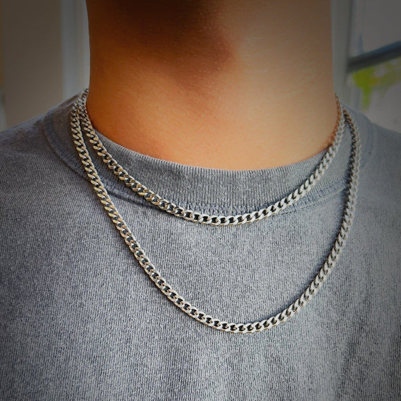 8mm Medium Classic Havana Cuban Chain Necklace - Capsul