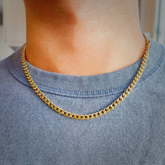 8mm Medium Classic Havana Cuban Chain Necklace - Capsul