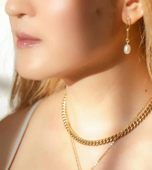8mm Medium Classic Havana Cuban Chain Necklace - Capsul
