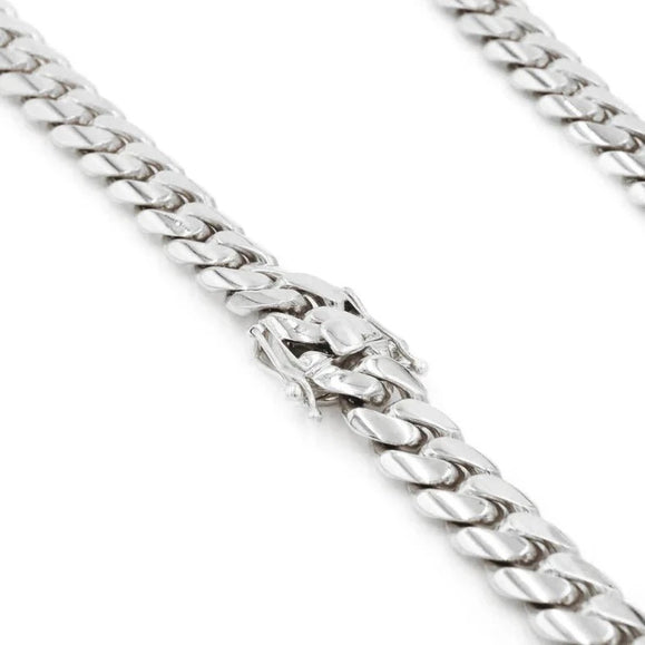 8mm Medium Classic Havana Cuban Chain Necklace - Capsul