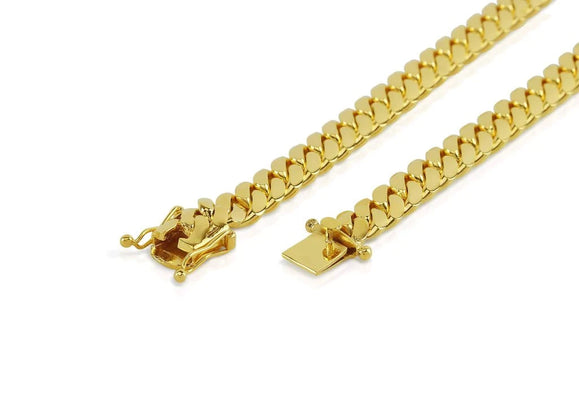 8mm Medium Classic Havana Cuban Chain Necklace - Capsul