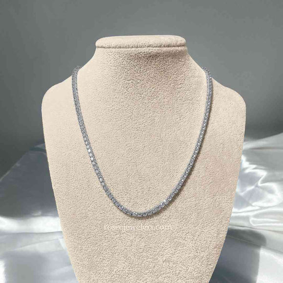 Classic CZ Diamond Tennis Necklace - Capsul