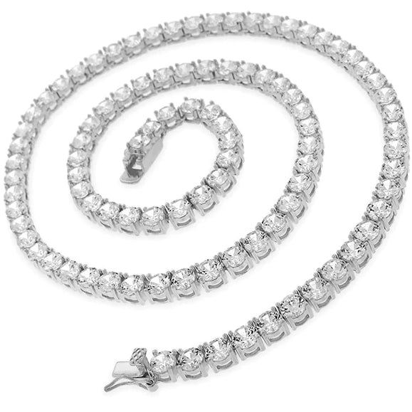 Classic CZ Diamond Tennis Necklace - Capsul