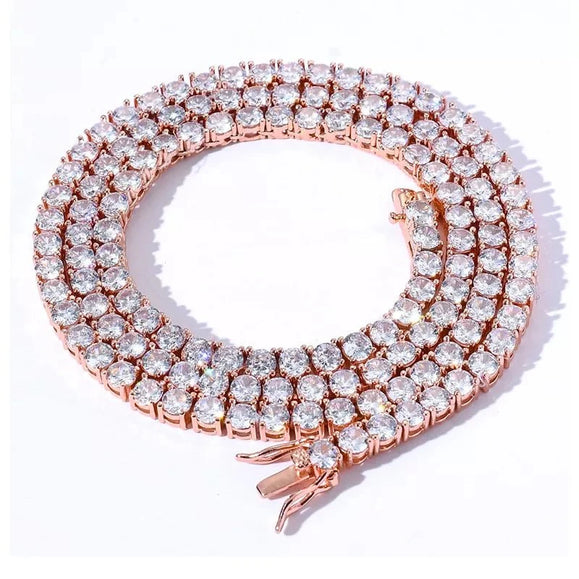 Classic CZ Diamond Tennis Necklace - Capsul