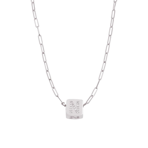 Custom Bling Block Necklace - Capsul