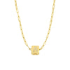 Custom Bling Block Necklace