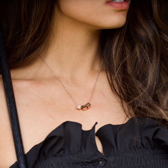 Custom Block Necklace - Capsul