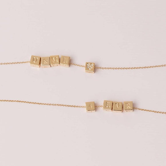 Custom Block Necklace - Capsul