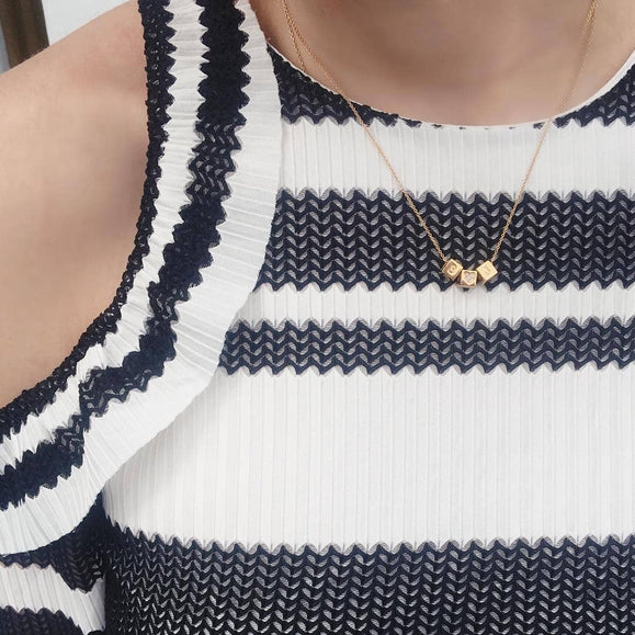 Custom Block Necklace - Capsul