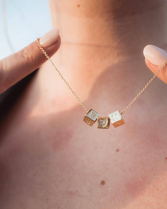 Custom Block Necklace - Capsul