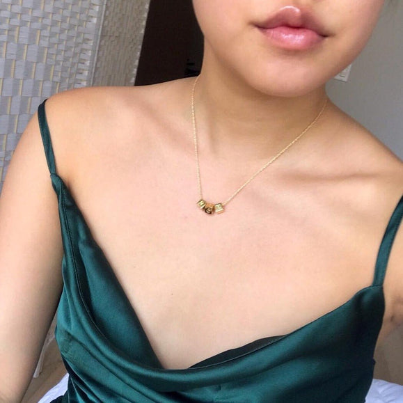 Custom Block Necklace - Capsul