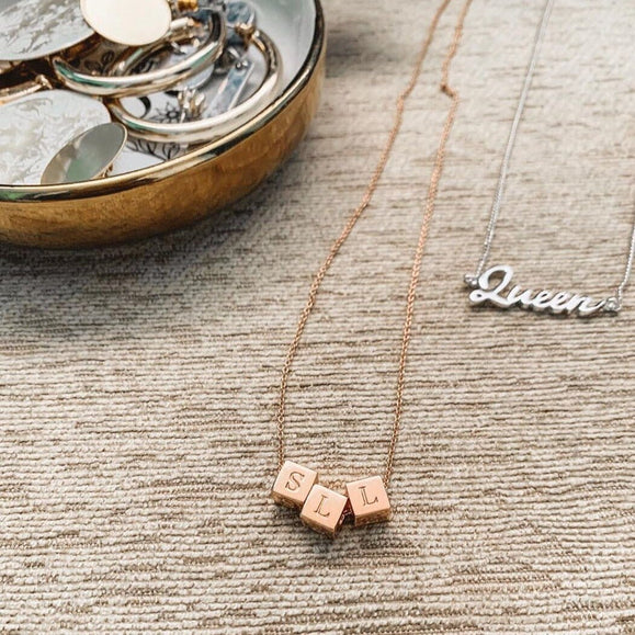 Custom Block Necklace - Capsul