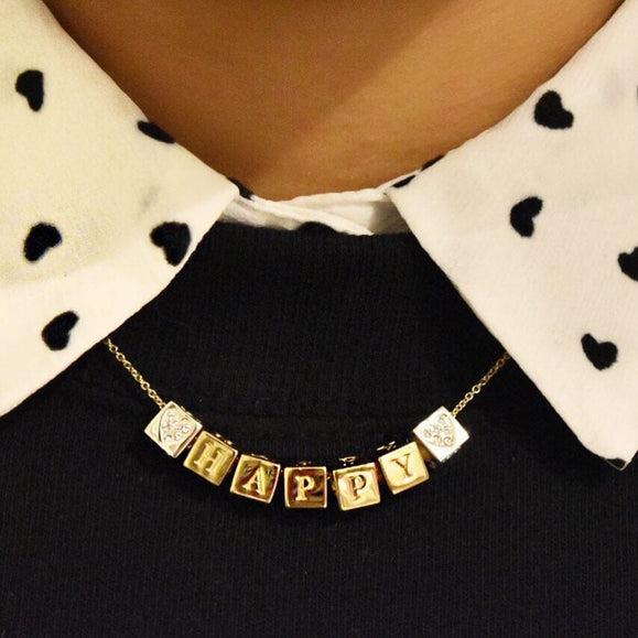 Custom Block Necklace - Capsul
