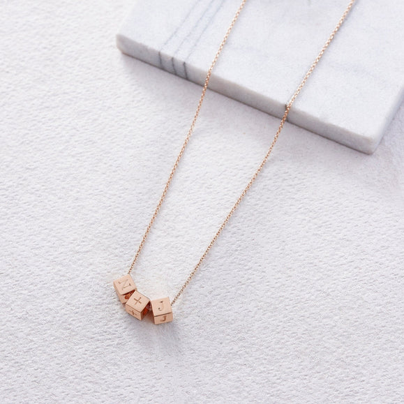 Custom Block Necklace - Capsul