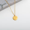 Custom Circle Pendant Necklace