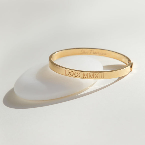 Custom Classic Hinge Bangle | Hinged Bracelet - Capsul