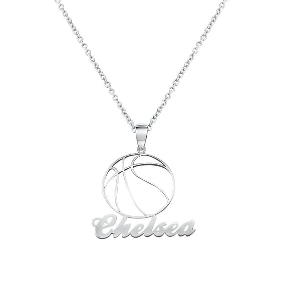 Custom Cutout Basketball Star Necklace - Capsul