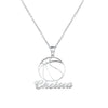 Custom Cutout Basketball Star Necklace