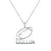 Custom Cutout Football Star Necklace