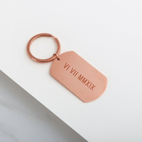 Custom Dog Tag Keychain - Capsul
