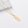 Custom Engravable ID Necklace